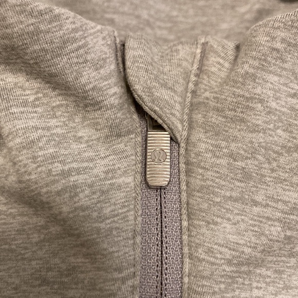 Lululemon Always Alert 1/2 Zip Gray Size 6 - Picture 7 of 14
